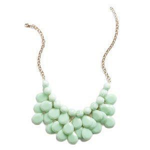 Stitch Fix Mint Statement Necklace EUC